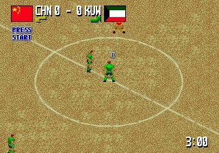 Head-On Soccer screenshot 5 for Super Nintendo